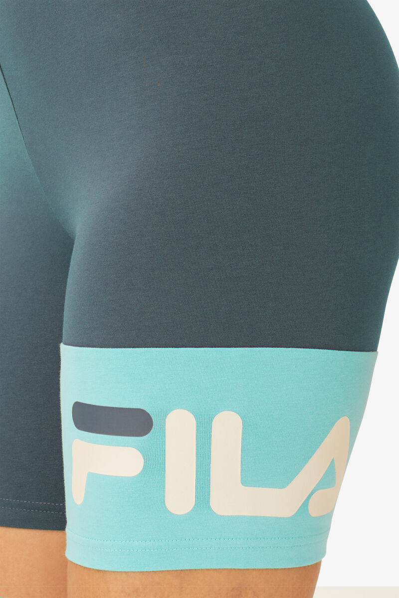 Fila Kaira Bike Shorts Blue Turquoise | Es3Lr3JlXWK