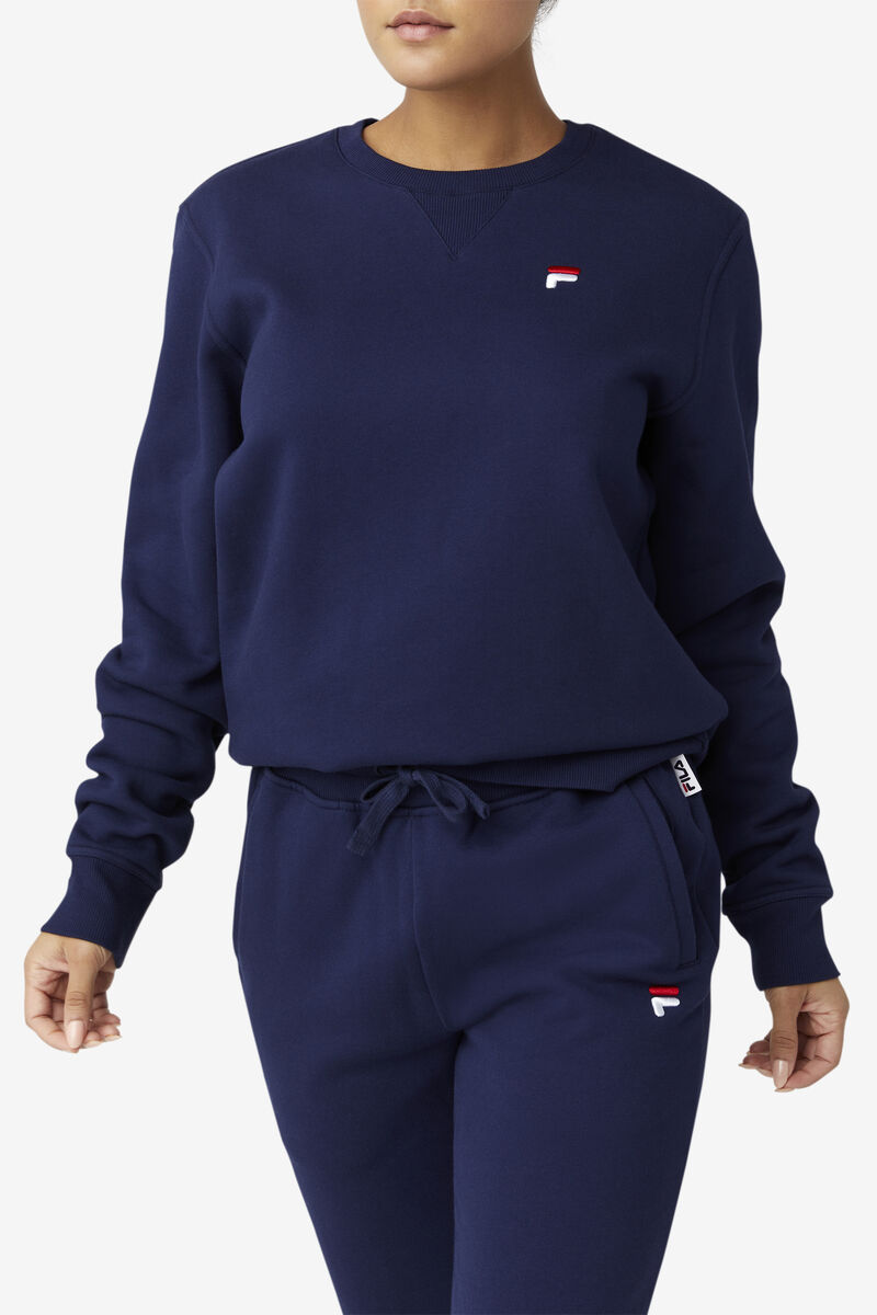 Fila Kieve Sweatshirt Navy | 8aLaBHh4Xvp