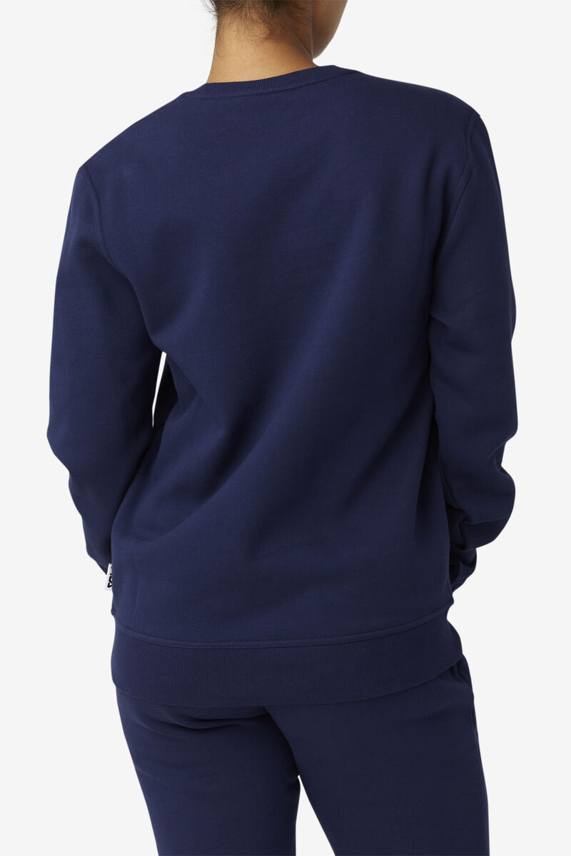 Fila Kieve Sweatshirt Navy | 8aLaBHh4Xvp