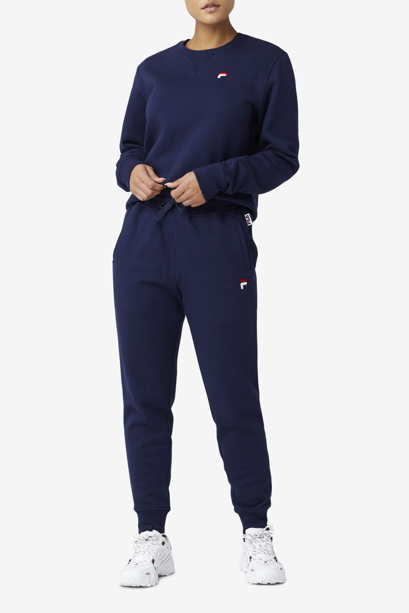 Fila Kieve Sweatshirt Navy | 8aLaBHh4Xvp