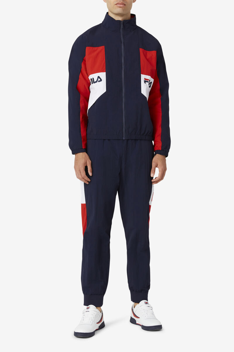 Fila Klio Windpant Navy / White / Red | qYbIgg3sHSH