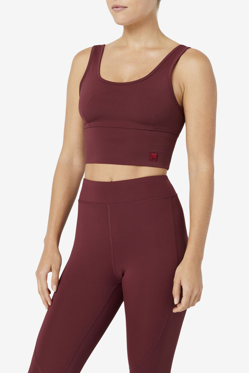 Fila Kora Bra Top Brown | nDpJTead5Ct