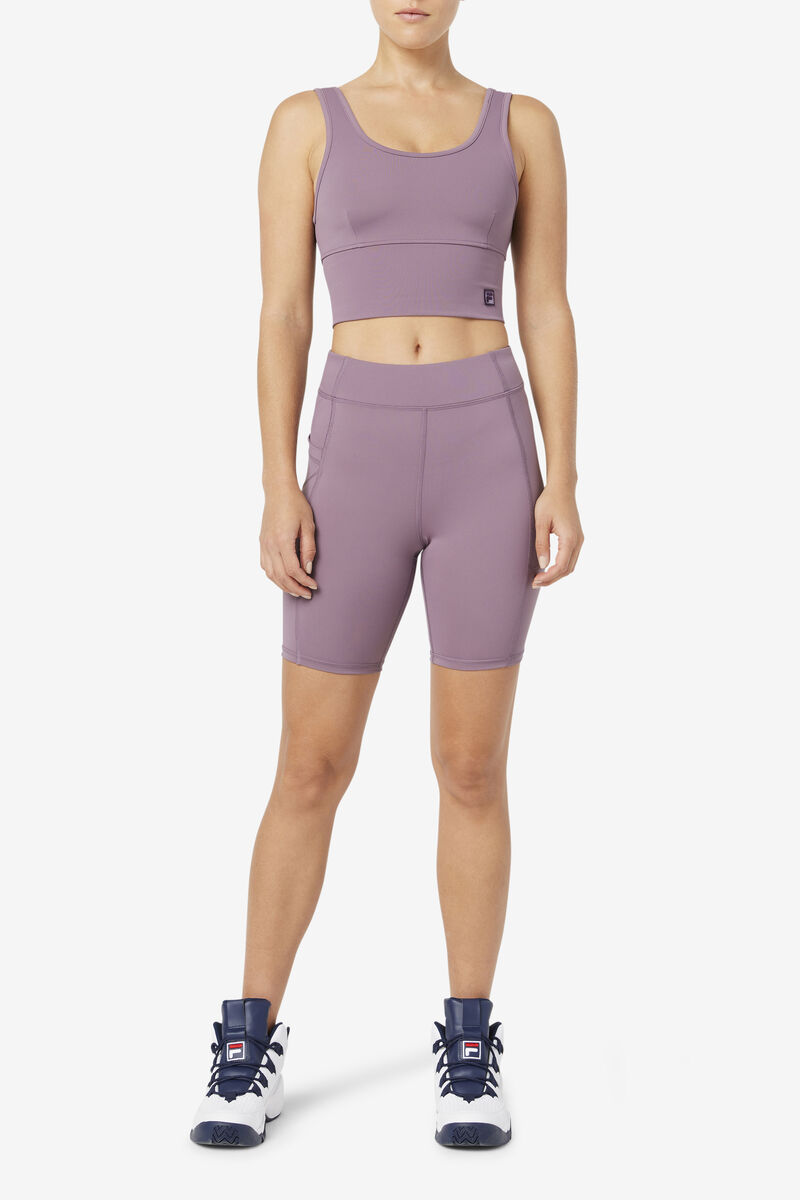 Fila Kora Bra Top Purple | iXWoNbYlSC9