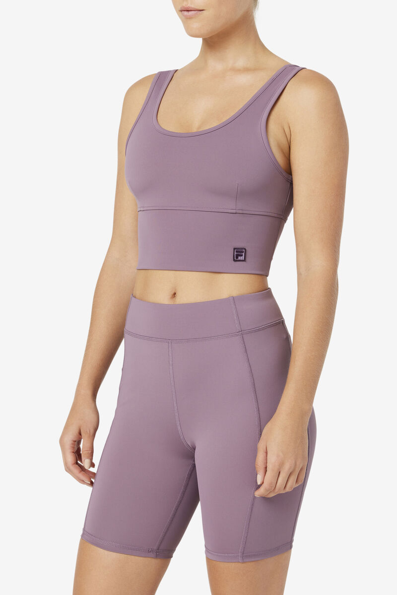 Fila Kora Bra Top Purple | iXWoNbYlSC9