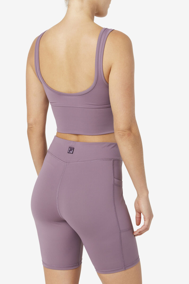 Fila Kora Bra Top Purple | iXWoNbYlSC9