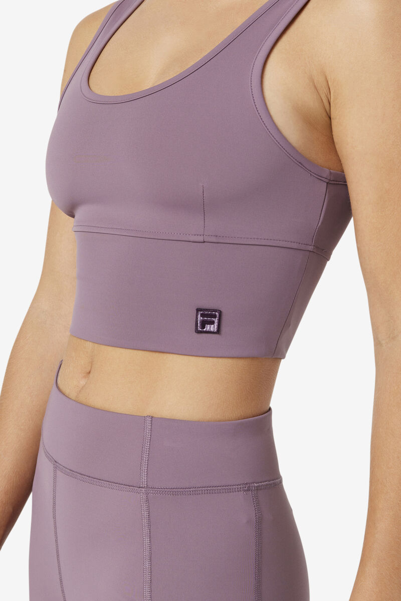 Fila Kora Bra Top Purple | iXWoNbYlSC9