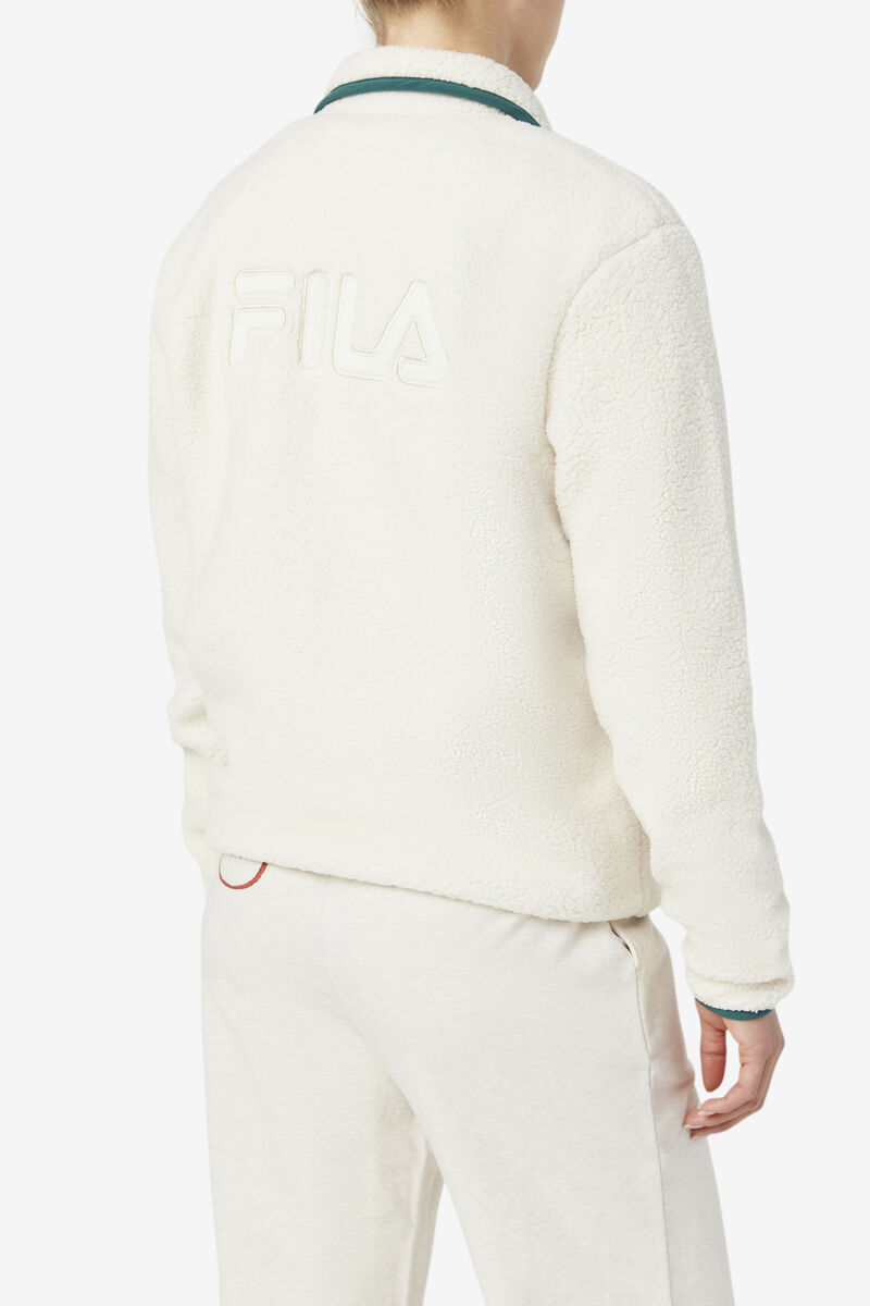 Fila Kyomi Quarter Zip Pullover Light Yellow | aHZbi36DIES