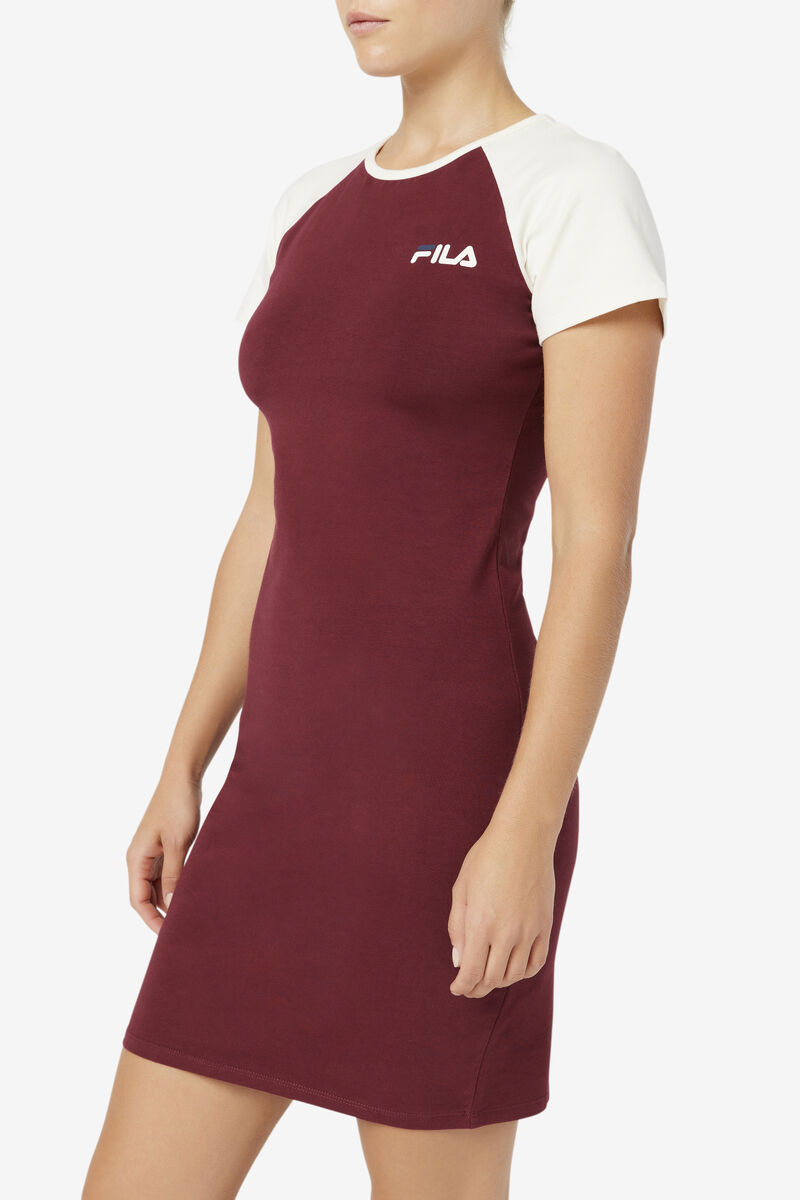 Fila Kyra Dress Rose Red | VSTrJhwe6hU