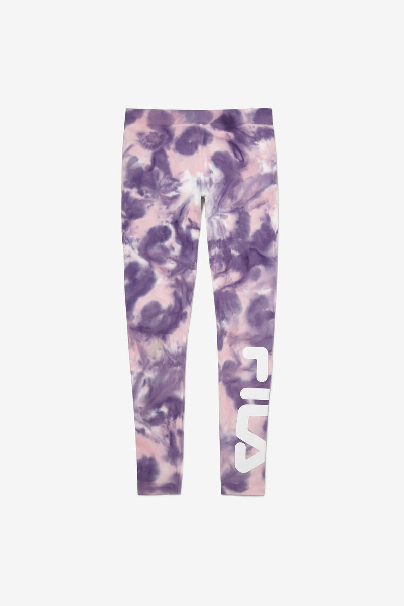 Fila Laila Tie Dye Legging Purple / Pink | VSEaUDTxjGJ