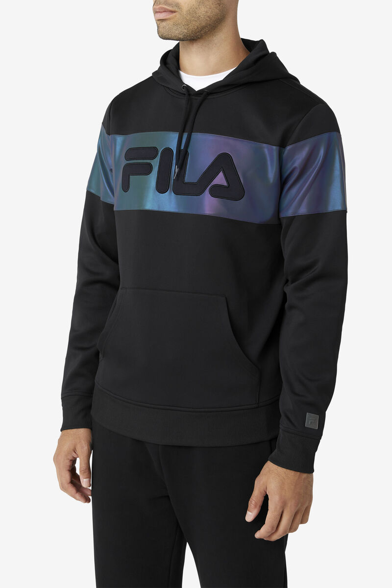 Fila Lando Hoodie Black | 3TiHm1LGSj5