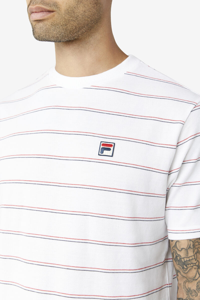 Fila Leon White / Red / Navy | fyWf2fFRVhf