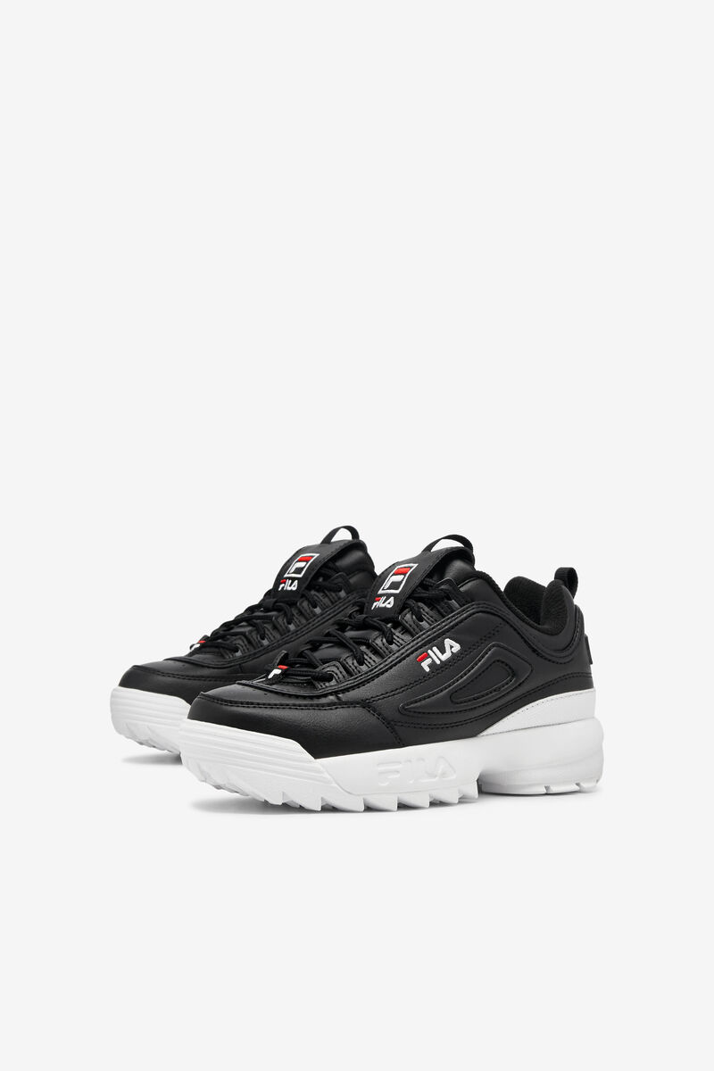 Fila Little Disruptor 2 Black / White / Red | wG9AFrtMsf3