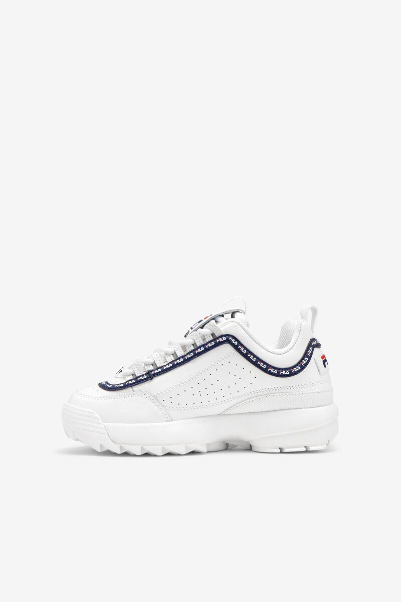 Fila Little Disruptor 2 Repeat White / Navy / Red | eusBJAVai5N