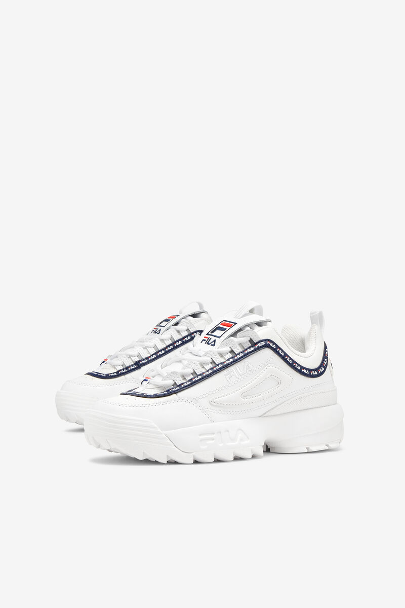 Fila Little Disruptor 2 Repeat White / Navy / Red | eusBJAVai5N