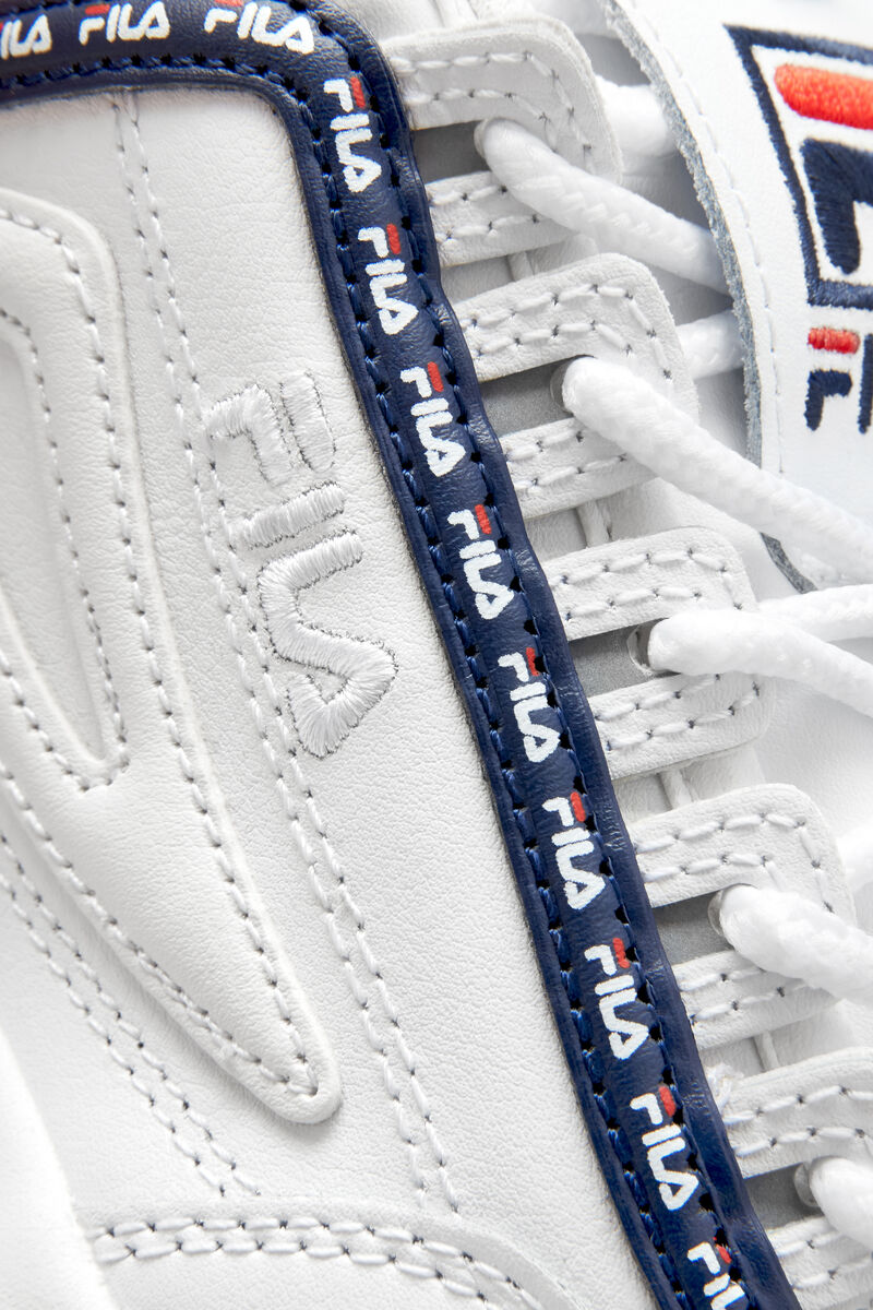 Fila Little Disruptor 2 Repeat White / Navy / Red | eusBJAVai5N