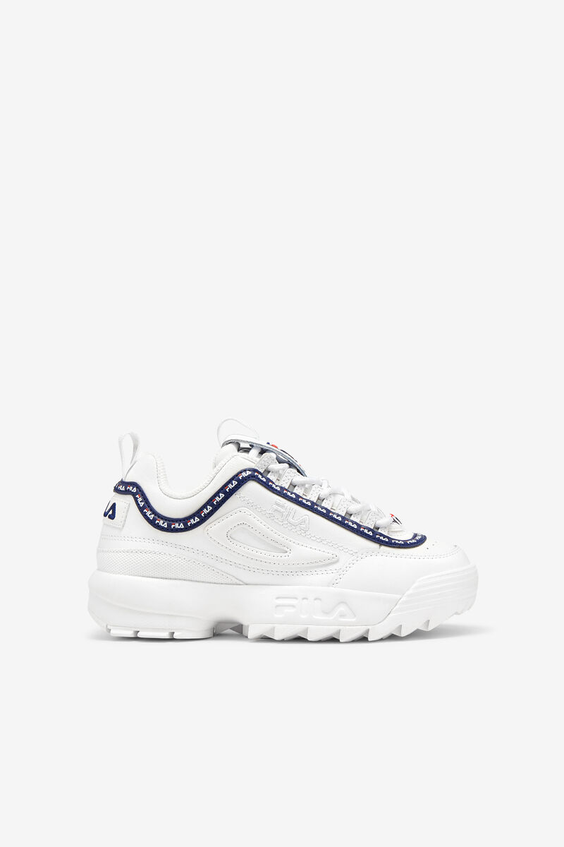 Fila Little Disruptor 2 Repeat White / Navy / Red | eusBJAVai5N