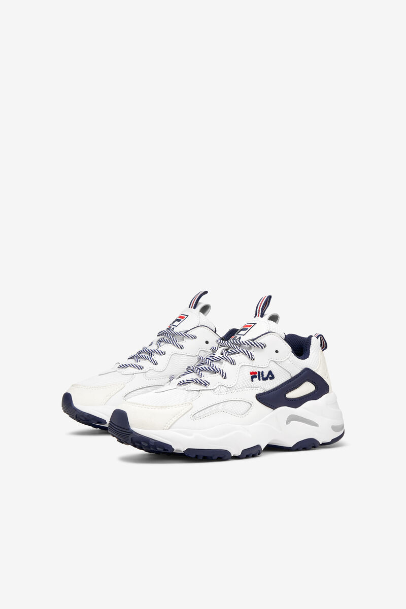 Fila Little Ray Tracer White / Navy / Red | OZ3MjGKh2Cj