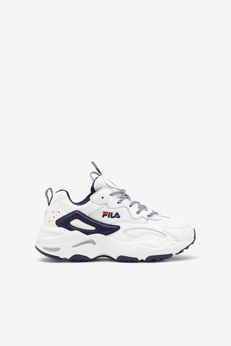 Fila Little Ray Tracer White / Navy / Red | OZ3MjGKh2Cj