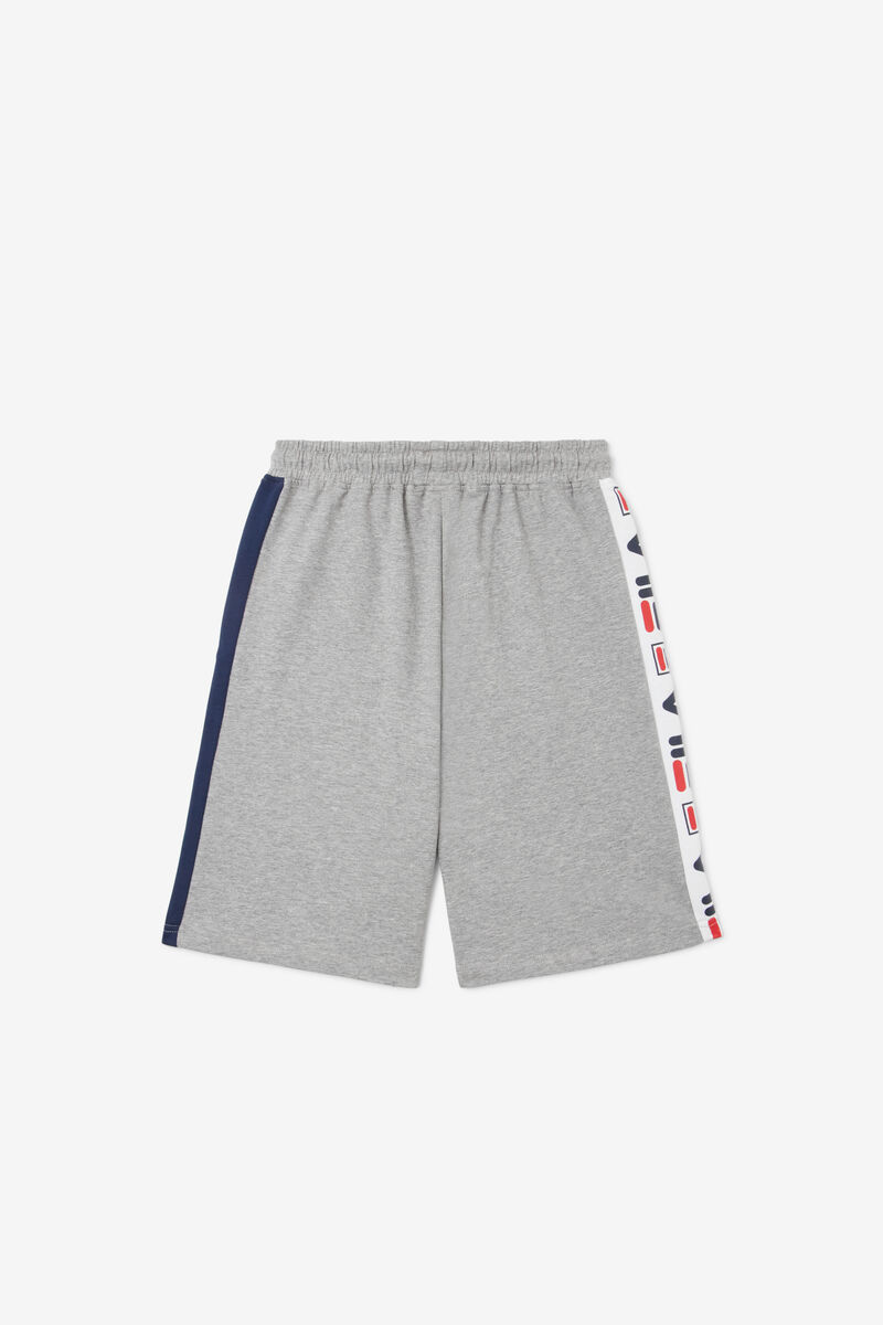 Fila Logo Short Grey | UwXbFcC3EIJ