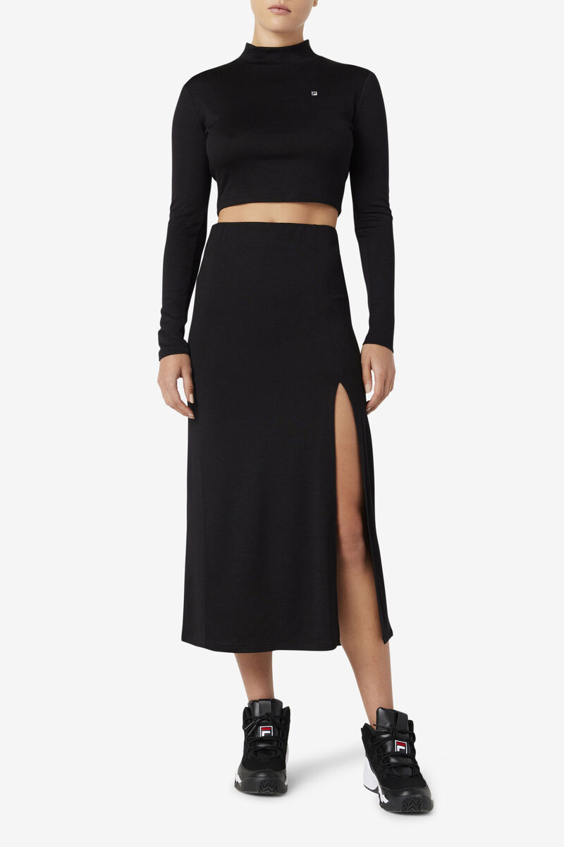 Fila Londyn Midi Skirt Black | DrWtwKvaMcK