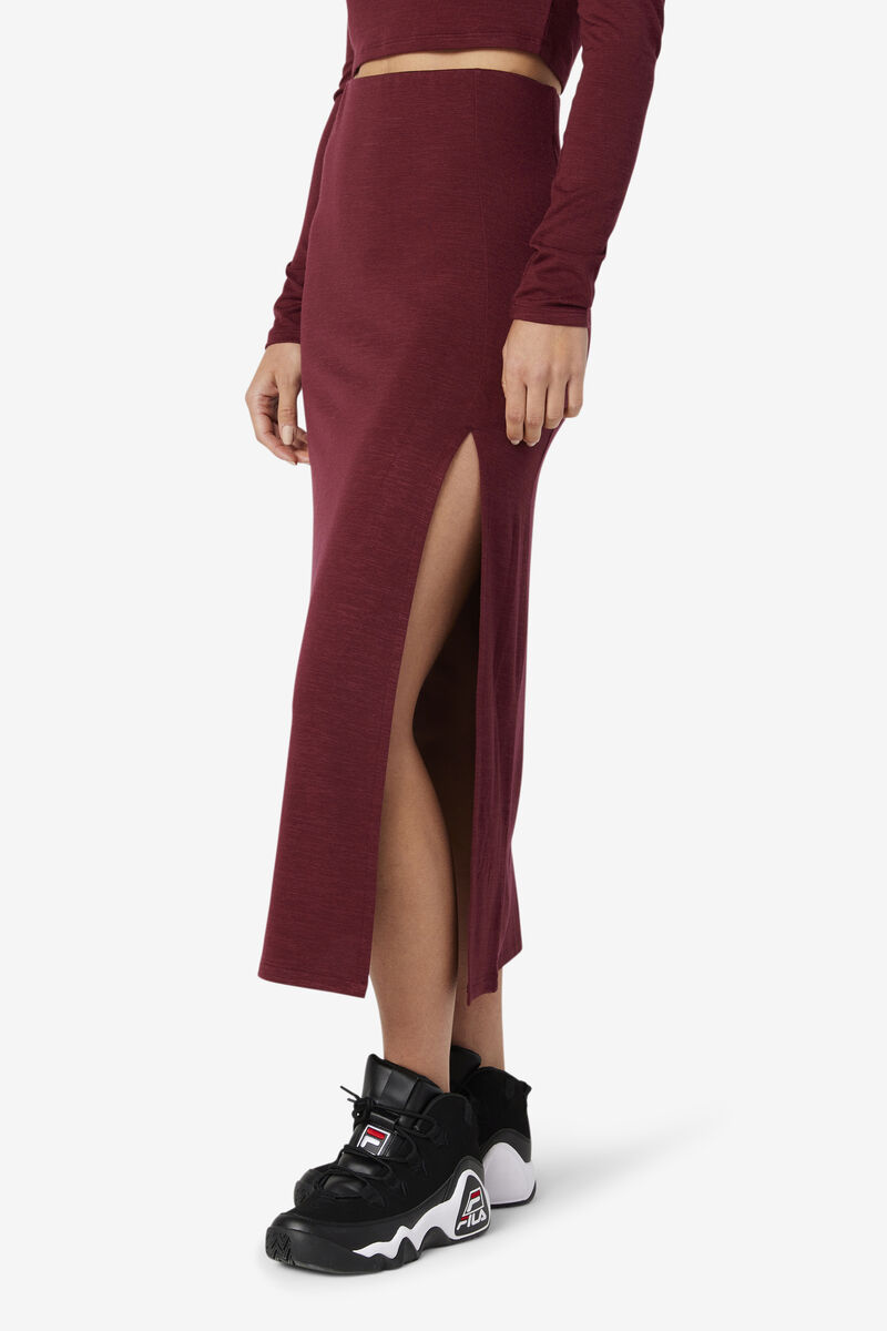 Fila Londyn Midi Skirt Brown | OSOXVDcZMi7