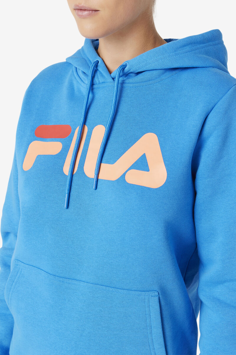 Fila Lucy Hoodie Blue / Orange | x3WBNr3foNx