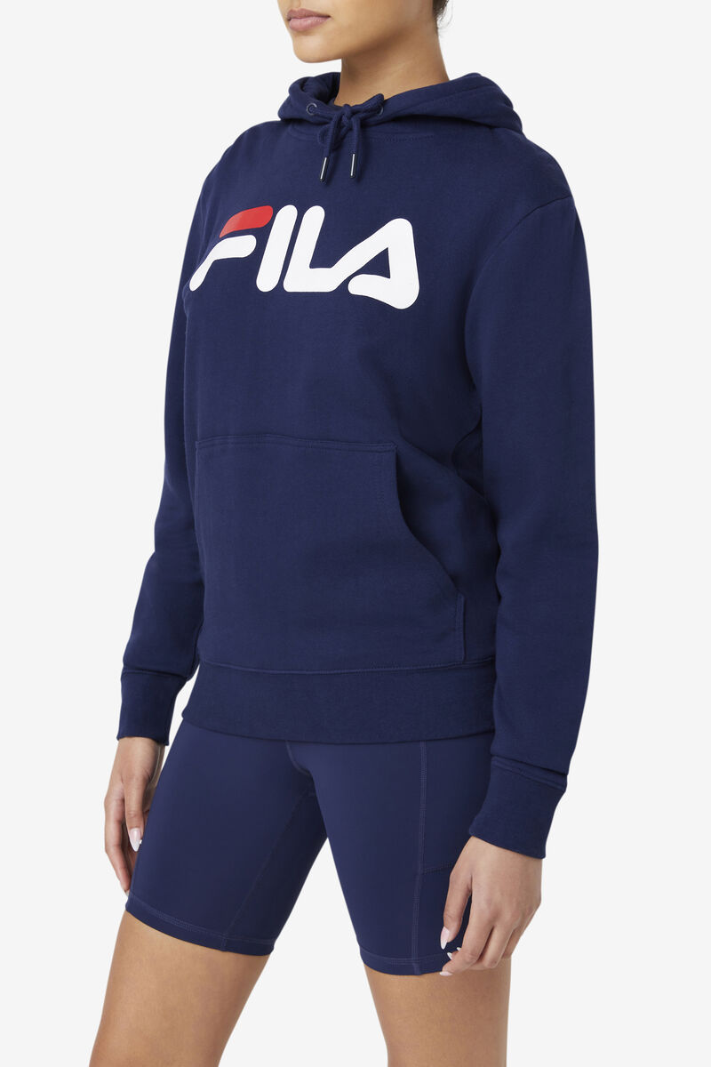 Fila Lucy Hoodie Navy / White | yDYMBQskZZg