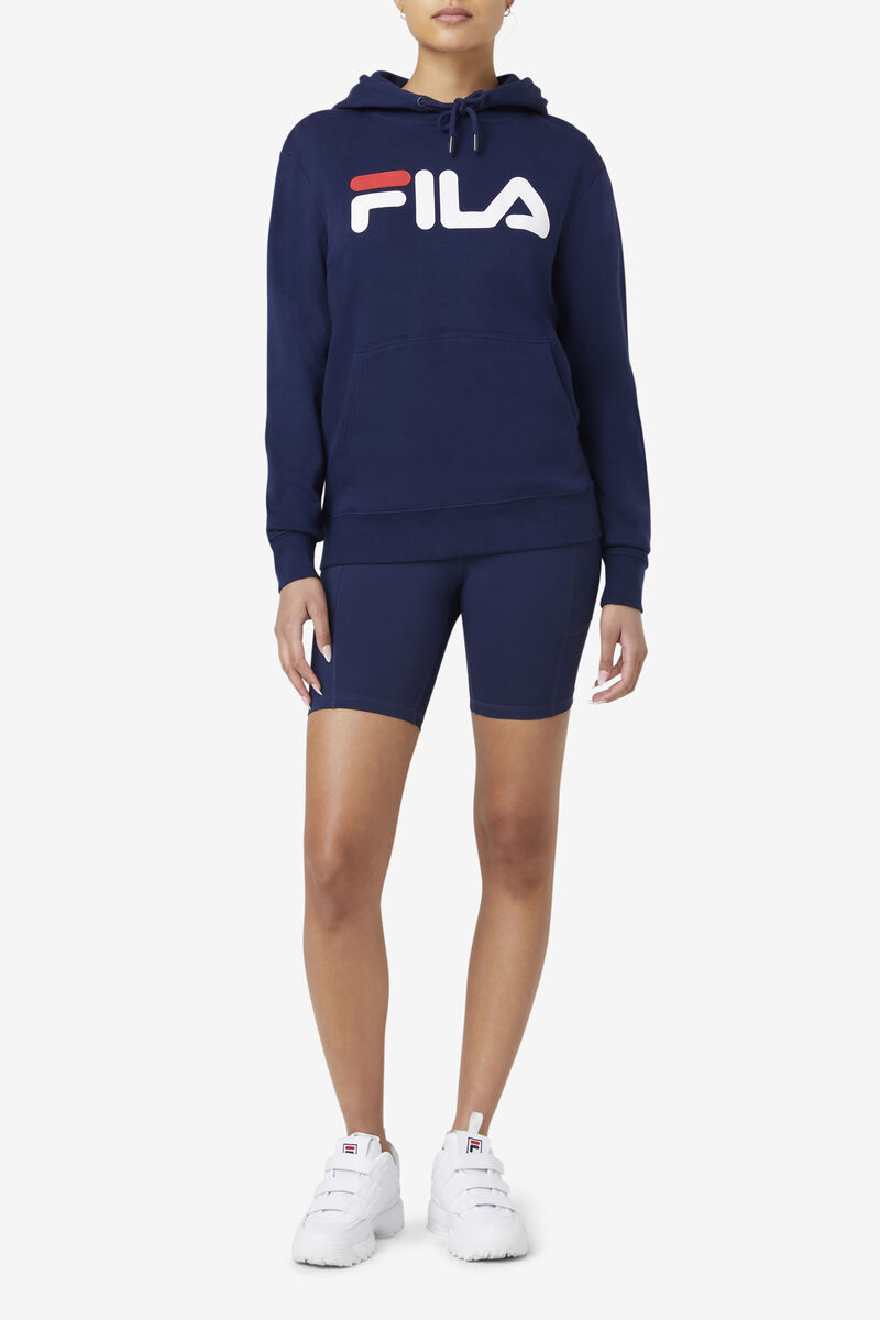 Fila Lucy Hoodie Navy / White | yDYMBQskZZg