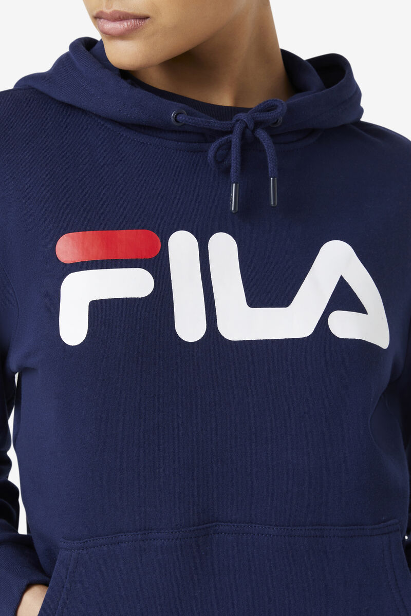 Fila Lucy Hoodie Navy / White | yDYMBQskZZg