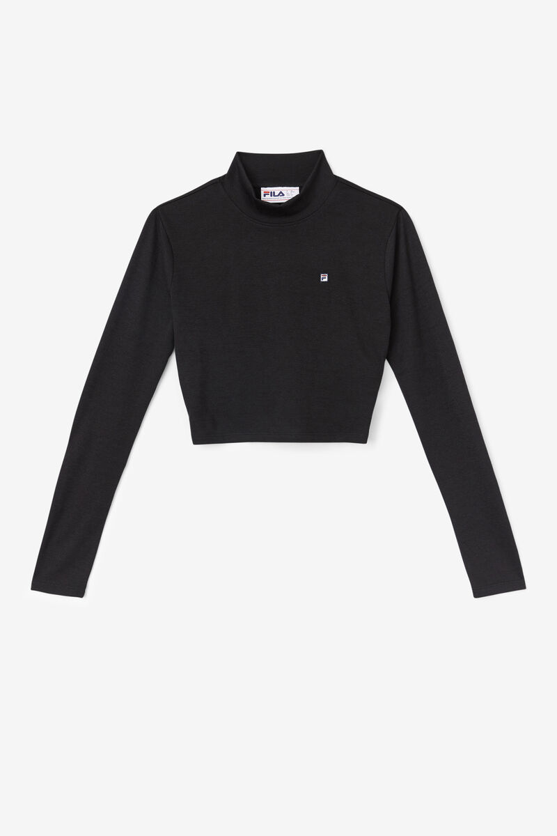 Fila Luise Turtleneck Top Black | SOPWqLNEzWH