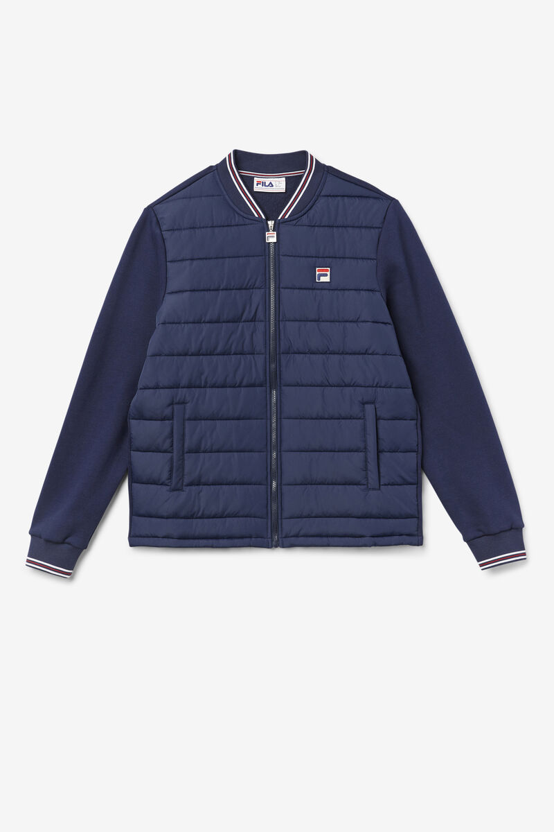 Fila Marco Puffer Jacket Navy | RExtcJNPzW5