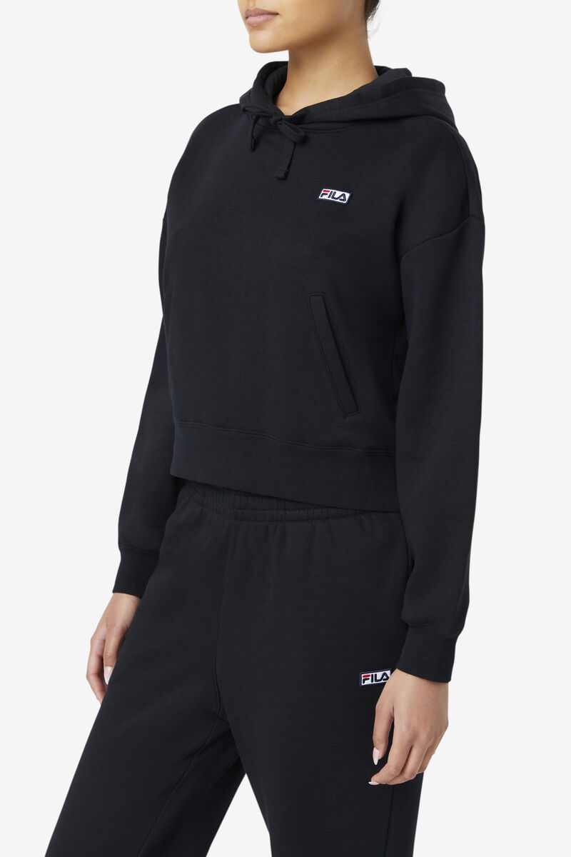 Fila Marina Hoodie Black | WVBV9g4U9yA