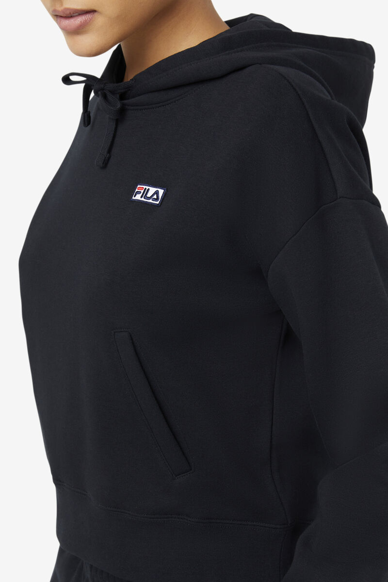 Fila Marina Hoodie Black | WVBV9g4U9yA