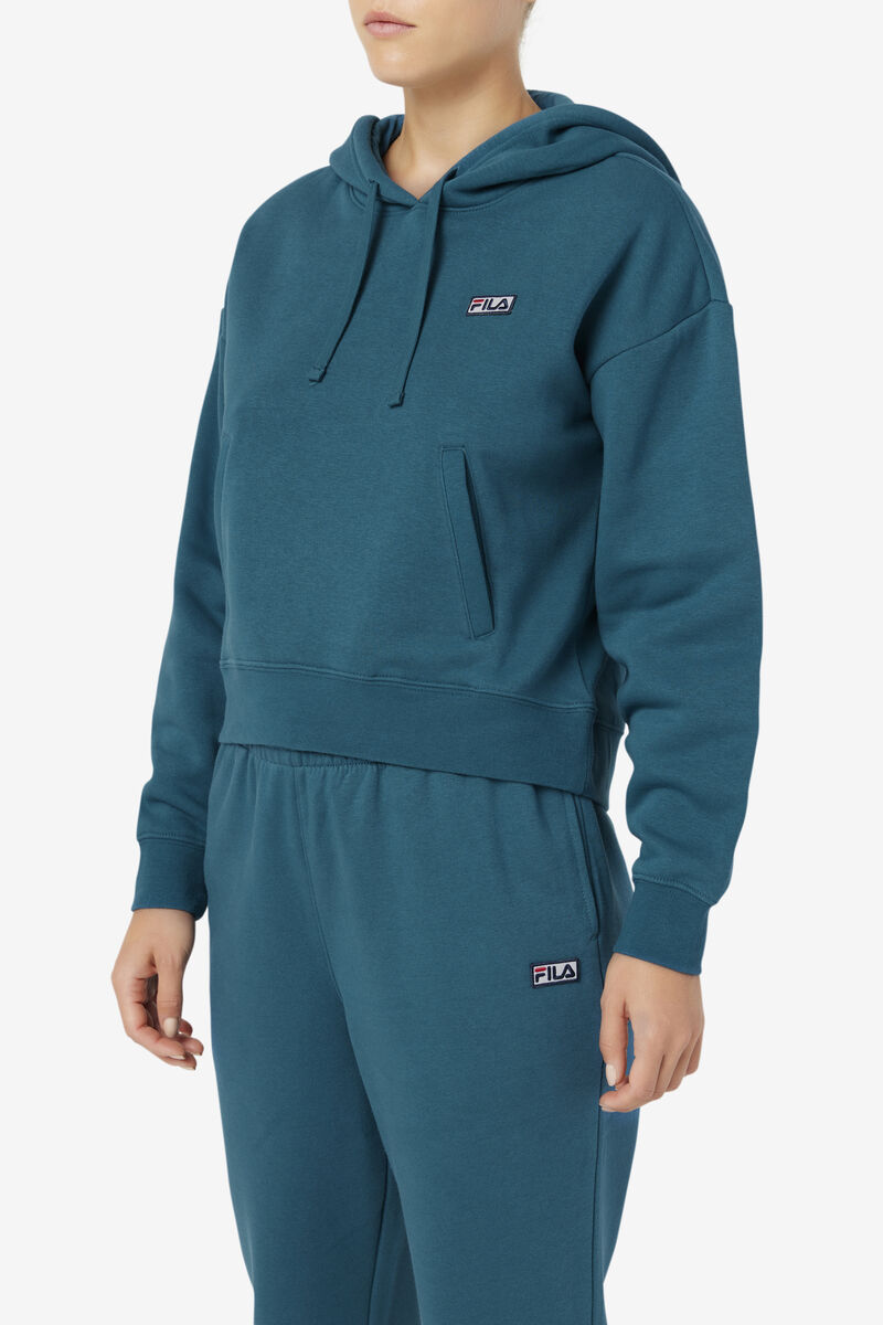 Fila Marina Hoodie Blue Coral | I6wvI8JElAE