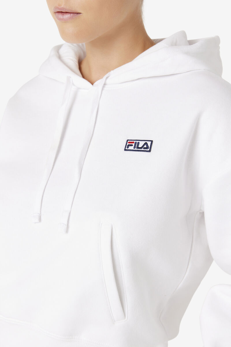 Fila Marina Hoodie White | GbqLs7mUHNh