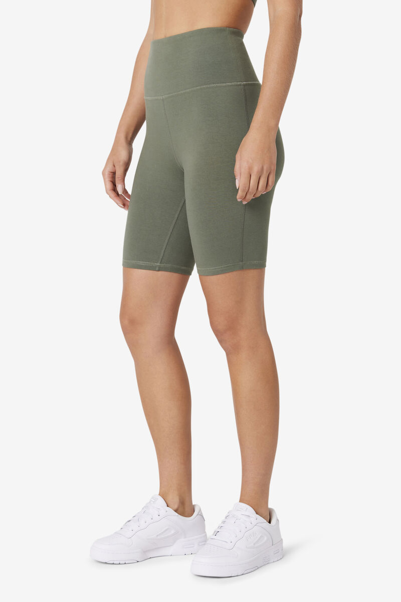 Fila Marlowe High Rise Bike Short Olive | kYX9wwpEwIw