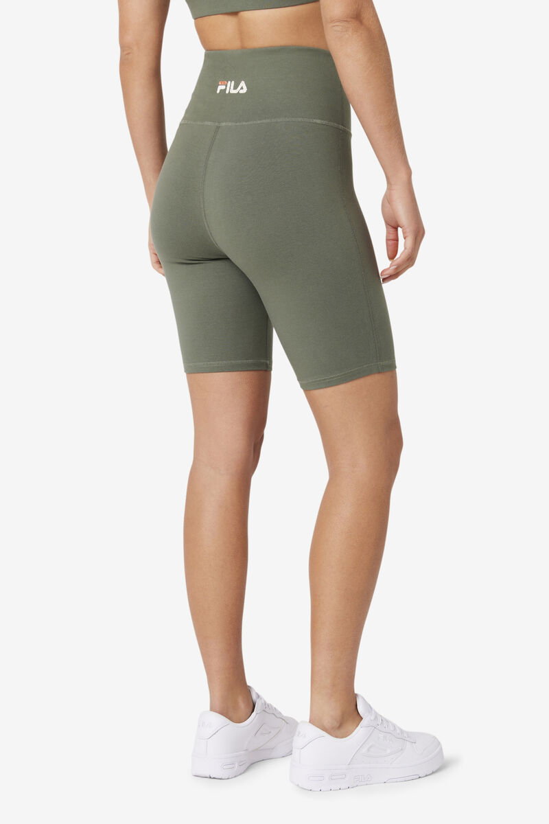 Fila Marlowe High Rise Bike Short Olive | kYX9wwpEwIw