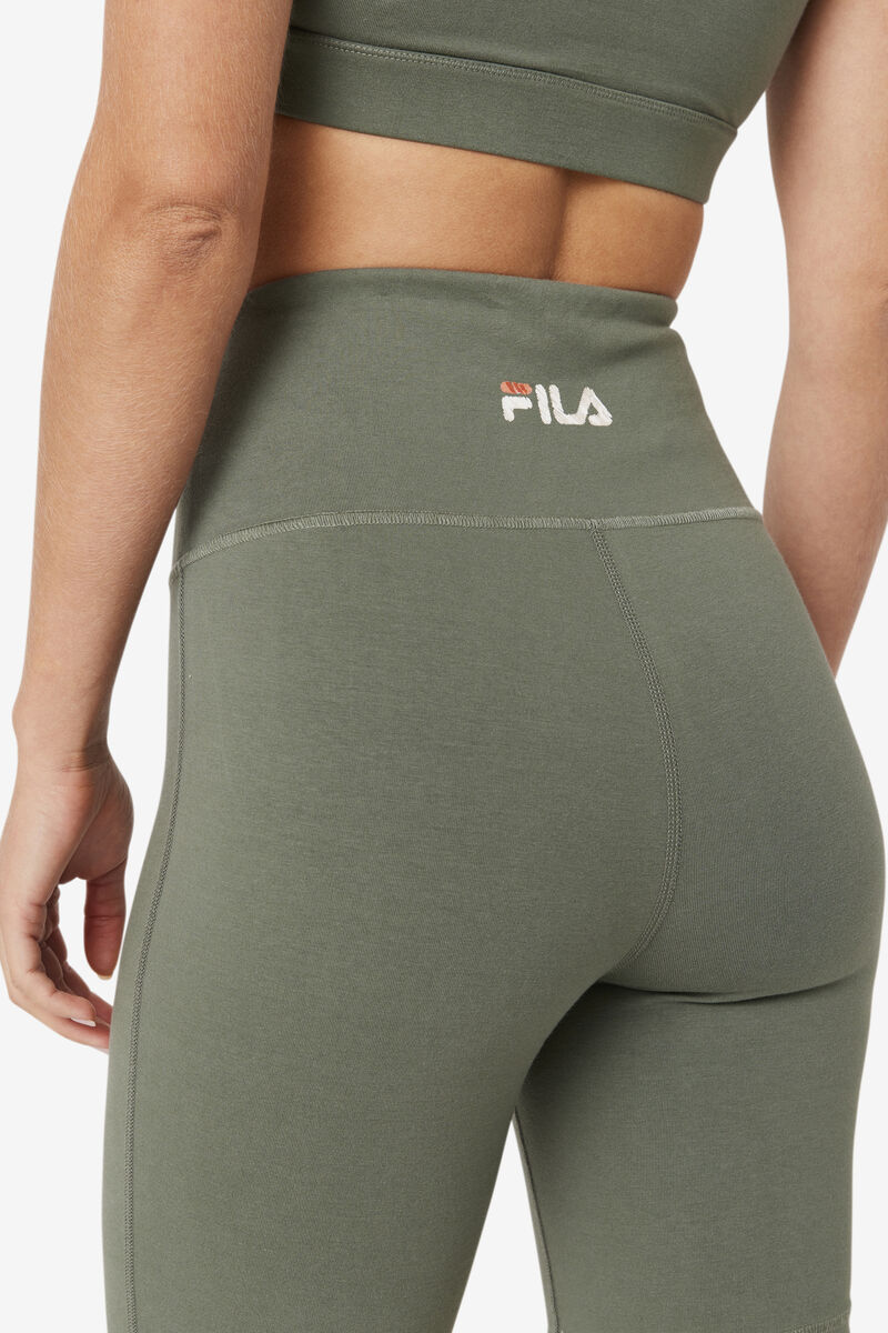 Fila Marlowe High Rise Bike Short Olive | kYX9wwpEwIw