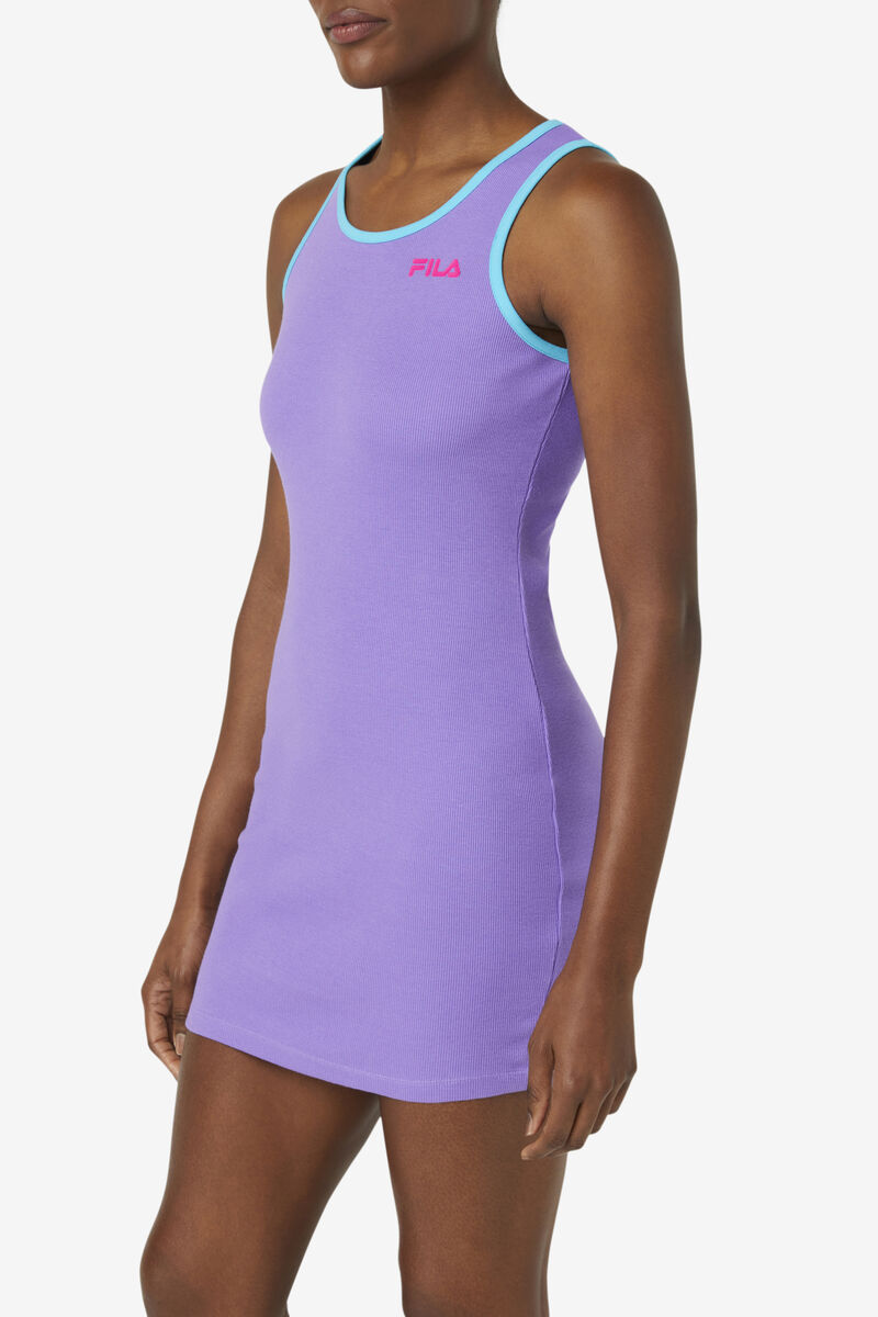 Fila Mattea Dress Purple / Pink / Blue | 7DVcdXNWGdl