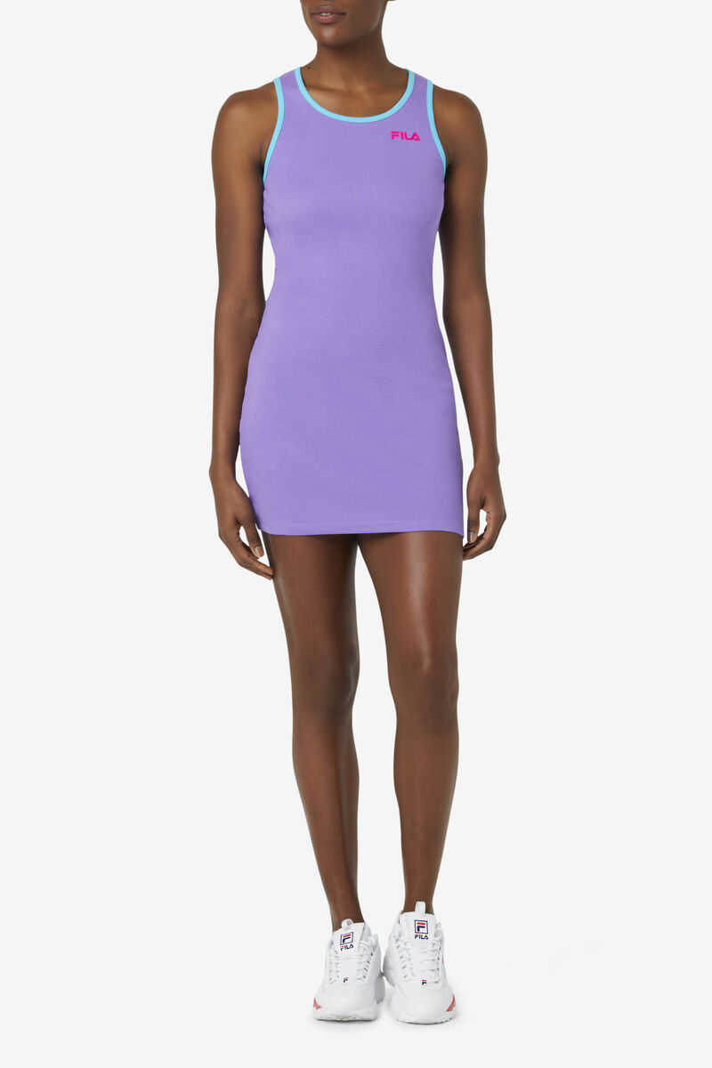 Fila Mattea Dress Purple / Pink / Blue | 7DVcdXNWGdl