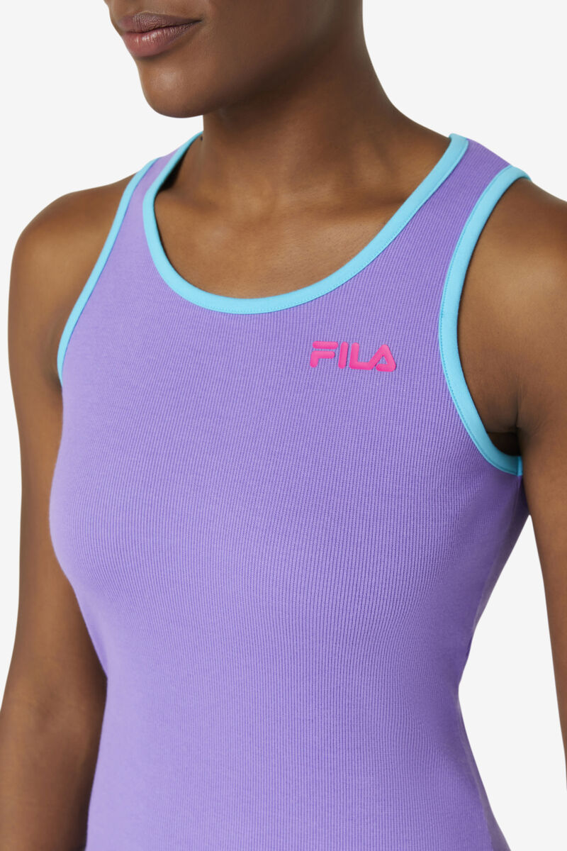 Fila Mattea Dress Purple / Pink / Blue | 7DVcdXNWGdl