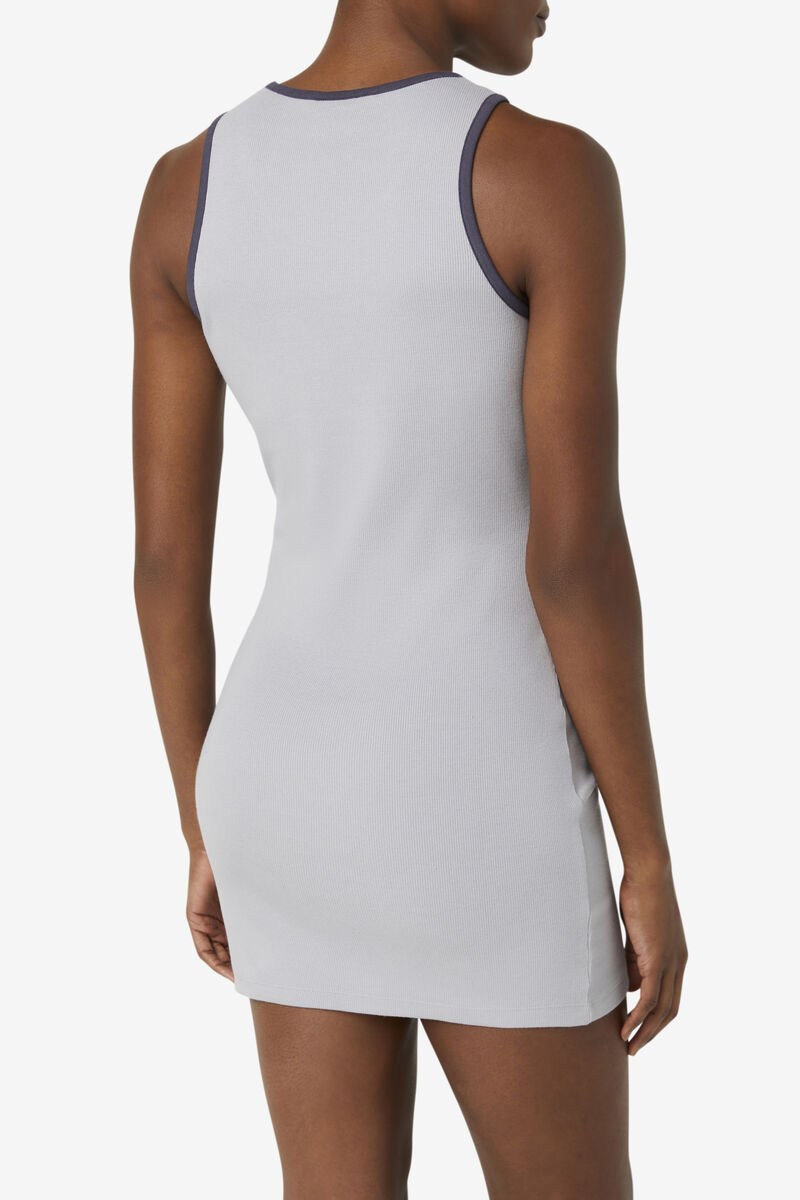 Fila Mattea Dress Silver / White | arNTKeHni2G