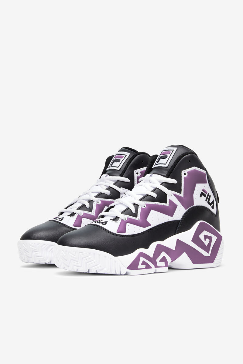 Fila Mb Chunky High Top Sneakers | Fila Black / White / Purple | 3l1apytHISv