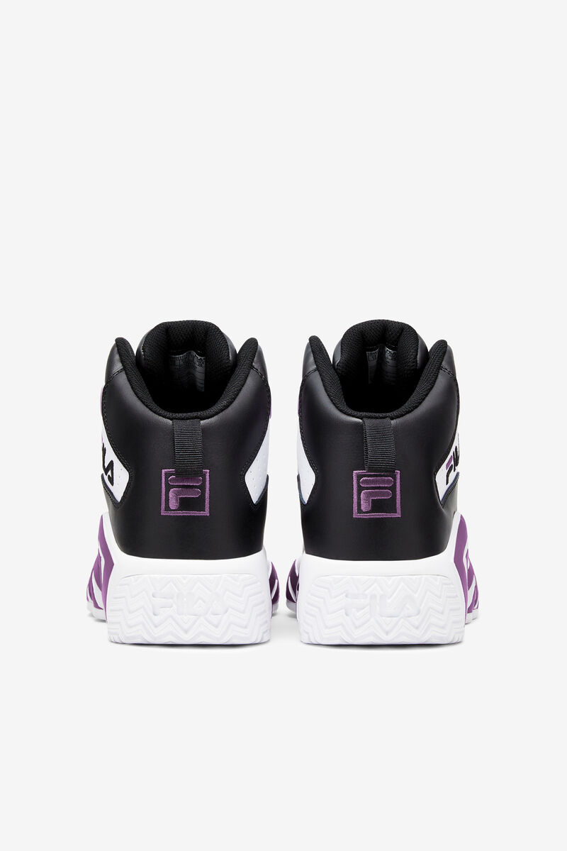 Fila Mb Chunky High Top Sneakers | Fila Black / White / Purple | 3l1apytHISv