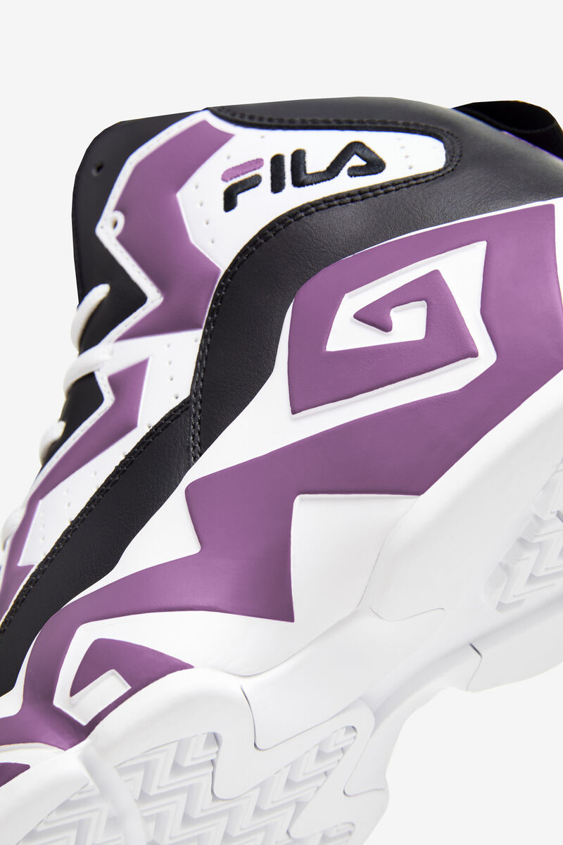 Fila Mb Chunky High Top Sneakers | Fila Black / White / Purple | 3l1apytHISv