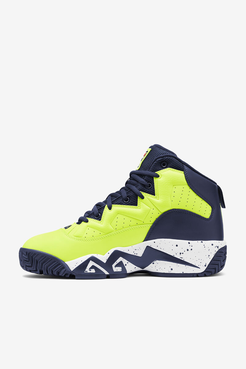 Fila Mb Chunky High Top Sneakers | Fila Yellow / Navy / White | fD3c72oAk6l