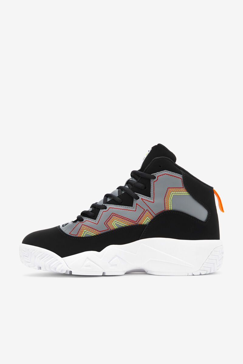 Fila Mb Stitch Hi-top Sneaker | Fila Black / Orange | ii3G8VKuLuC