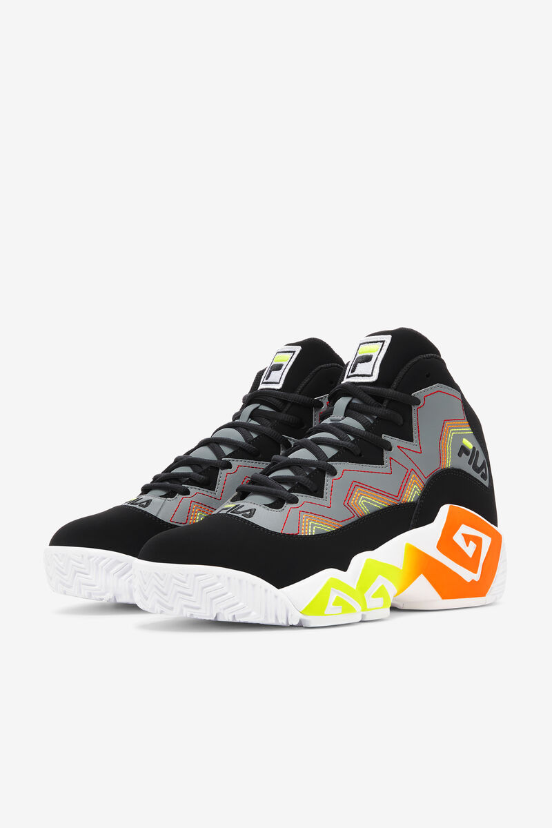 Fila Mb Stitch Hi-top Sneaker | Fila Black / Orange | ii3G8VKuLuC