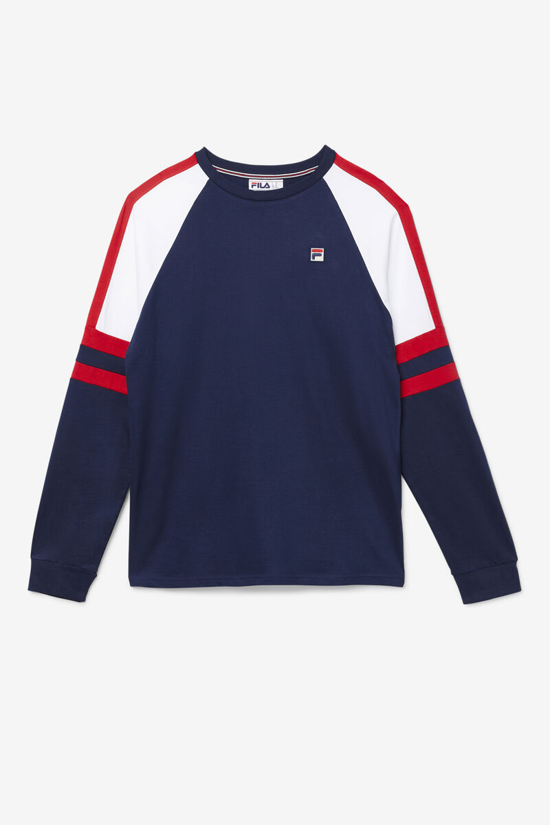 Fila Mekong Long Sleeve Navy / White / Red | rL9zxBIdrtY