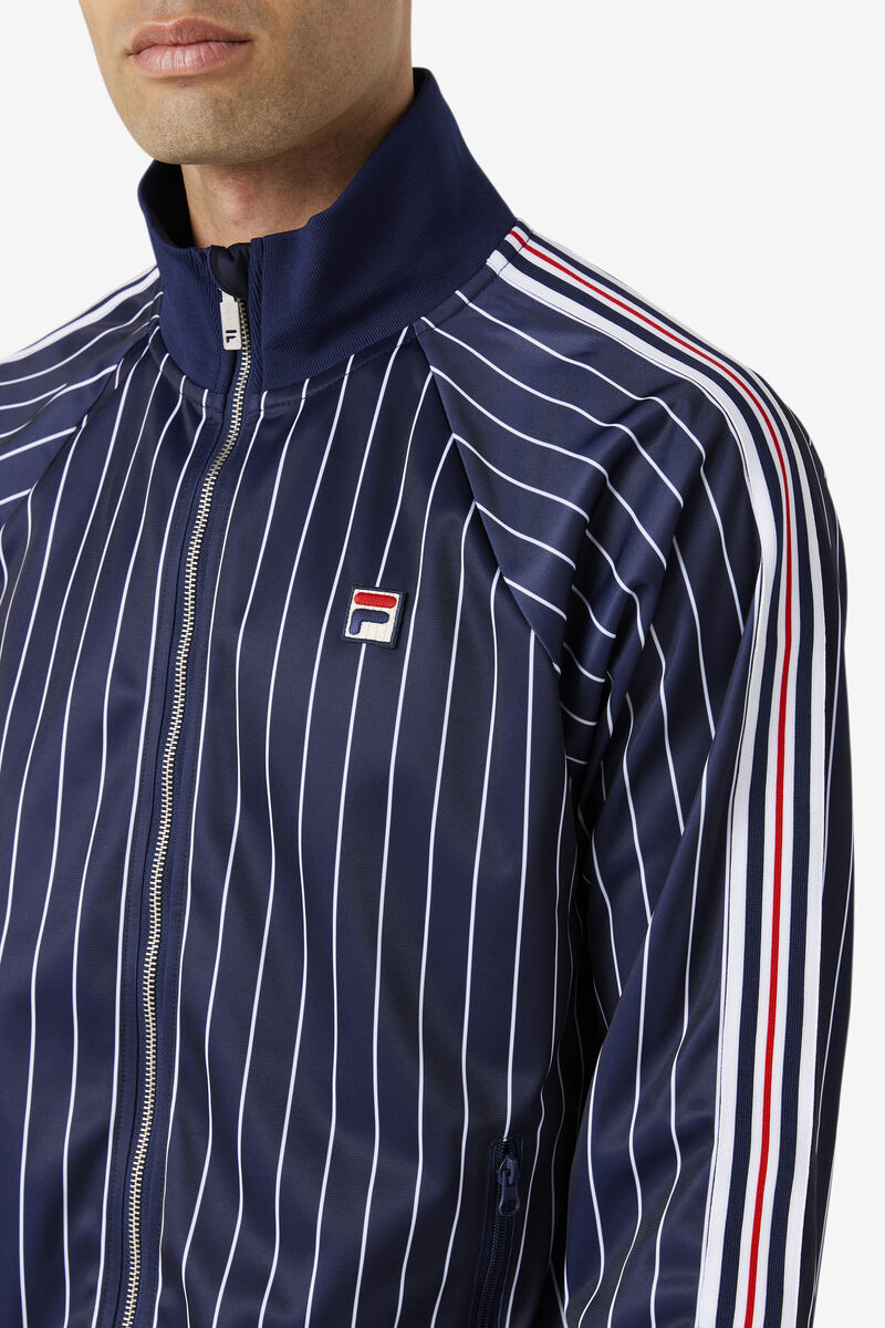 Fila Mitch Track Jacket Navy / White | HkIeBd5Sq82